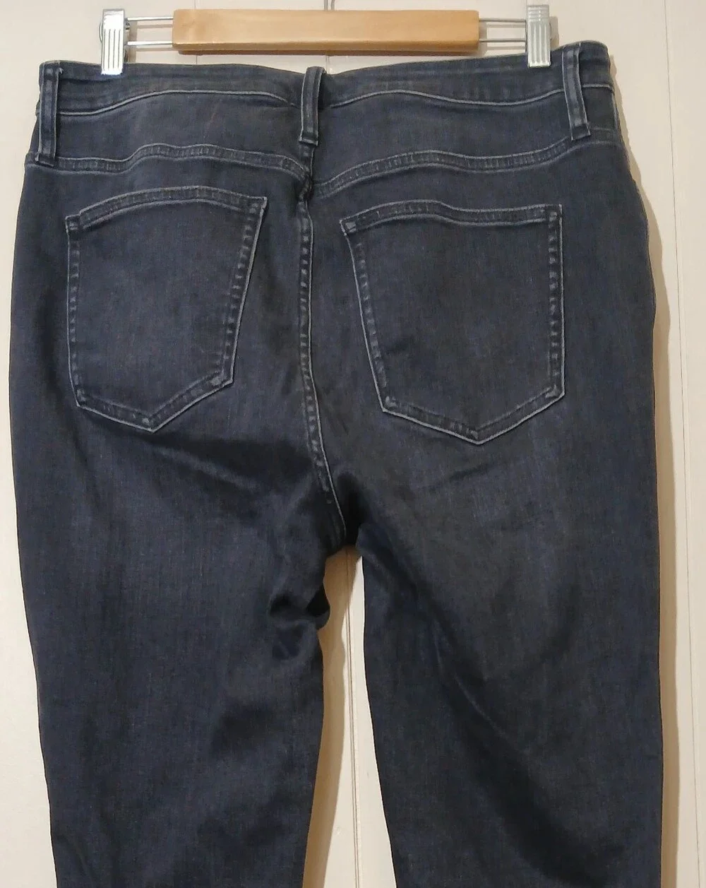 J Crew Jeans Curvy Vintage Slim Straight Charcoal Stretch Denim Fall Winter